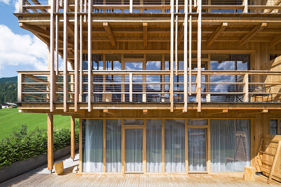 Transparente Fassade