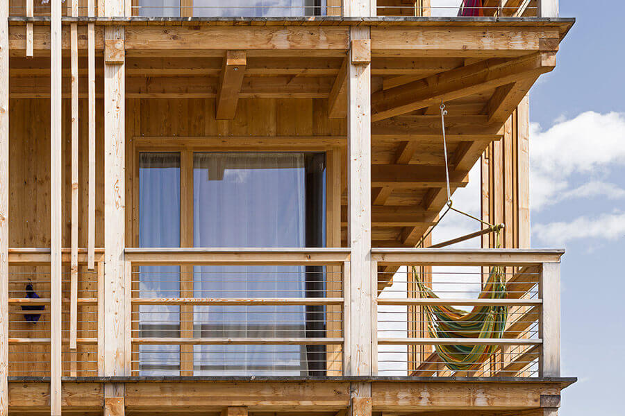 Transparente Fassade