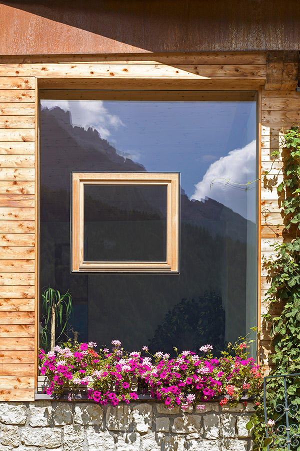 Transparente Fassade